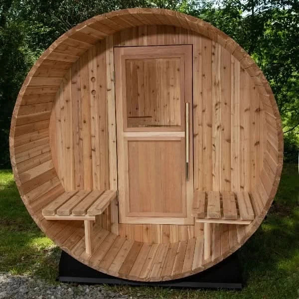 Almost Heaven Charleston 4 Person Canopy Barrel Sauna - Image 16