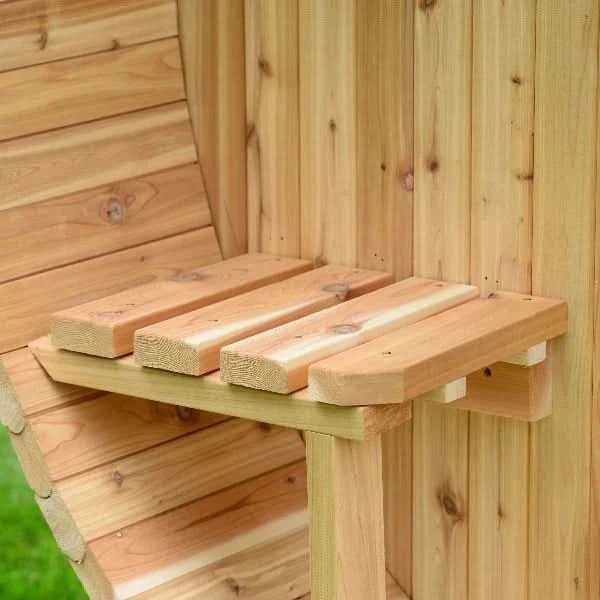 Almost Heaven Charleston 4 Person Canopy Barrel Sauna - Image 20