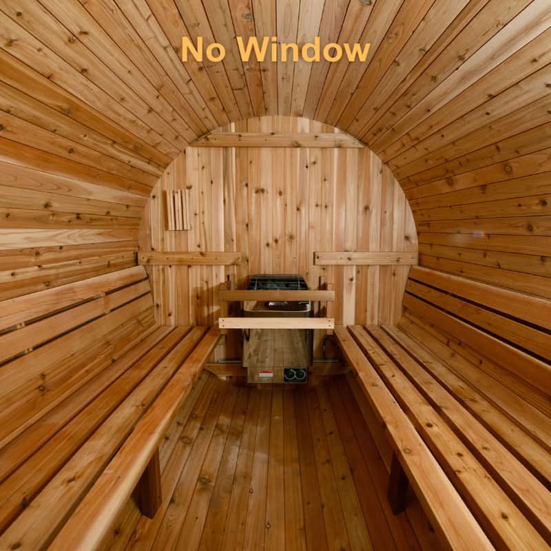 Almost Heaven Charleston 4 Person Canopy Barrel Sauna - Image 7