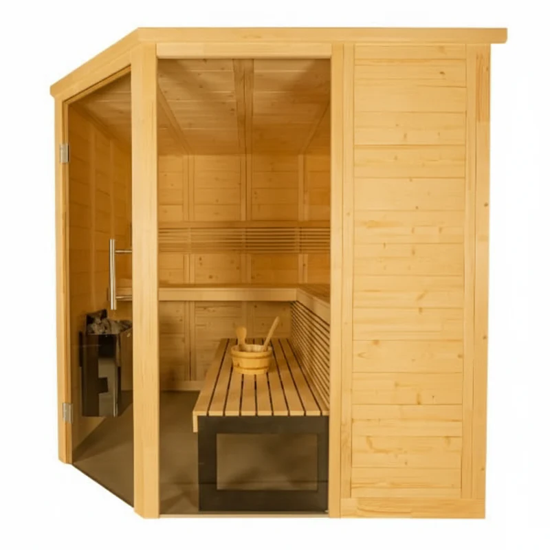 Almost Heaven Indoor Himalaya Corner 6 Person Indoor Sauna - Image 4