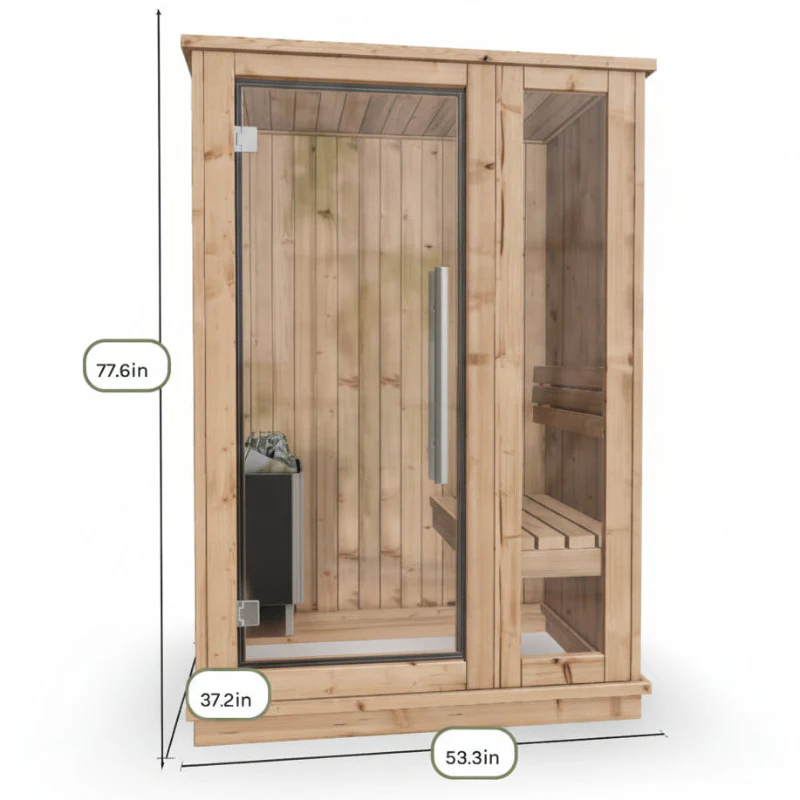 Almost Heaven Logan 1 Person Indoor Sauna - Image 11