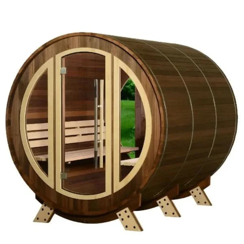 Almost Heaven Phoenix 6 Person Luxury Barrel Sauna - Image 3