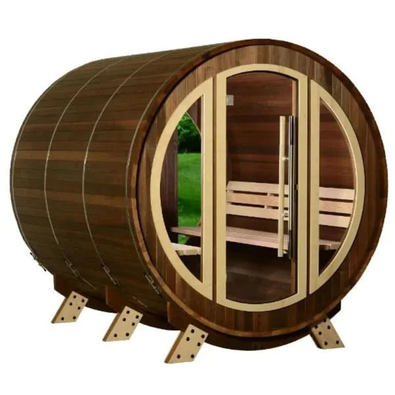 Almost Heaven Phoenix 6 Person Luxury Barrel Sauna - Image 4