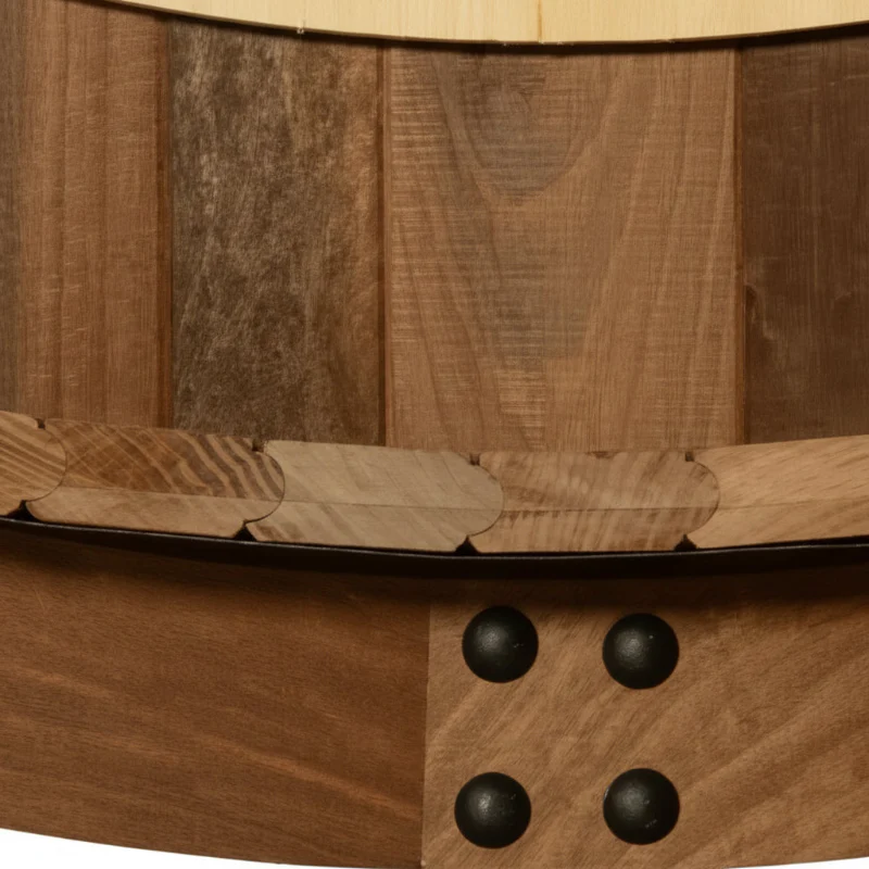 Almost Heaven Phoenix 6 Person Luxury Barrel Sauna - Image 8