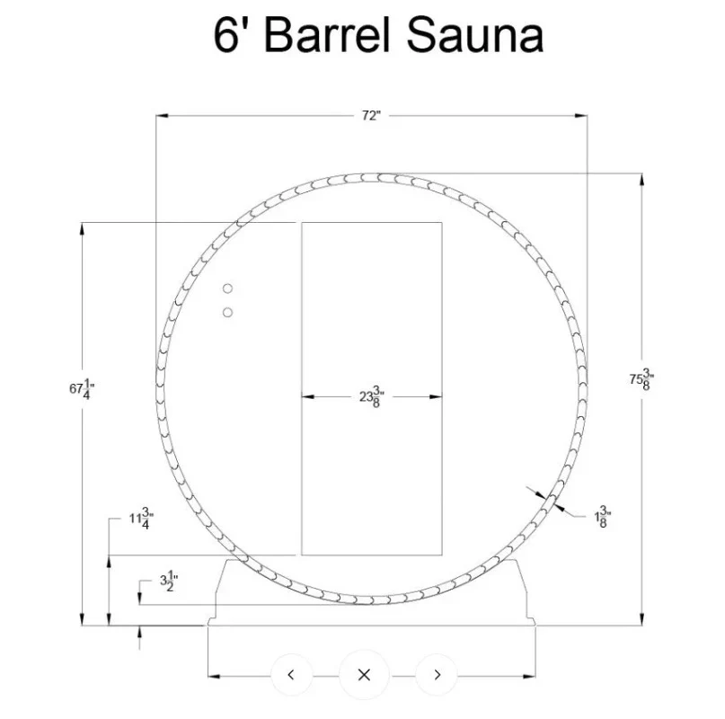 Almost Heaven Pinnacle 4 Person Barrel Sauna + Almost Heaven Kirami 4 Person Hot Tub - Image 5