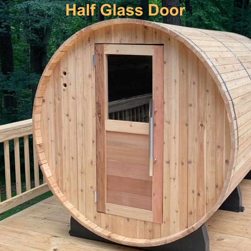 Almost Heaven Pinnacle 4 Person Standard Barrel Sauna - Image 11