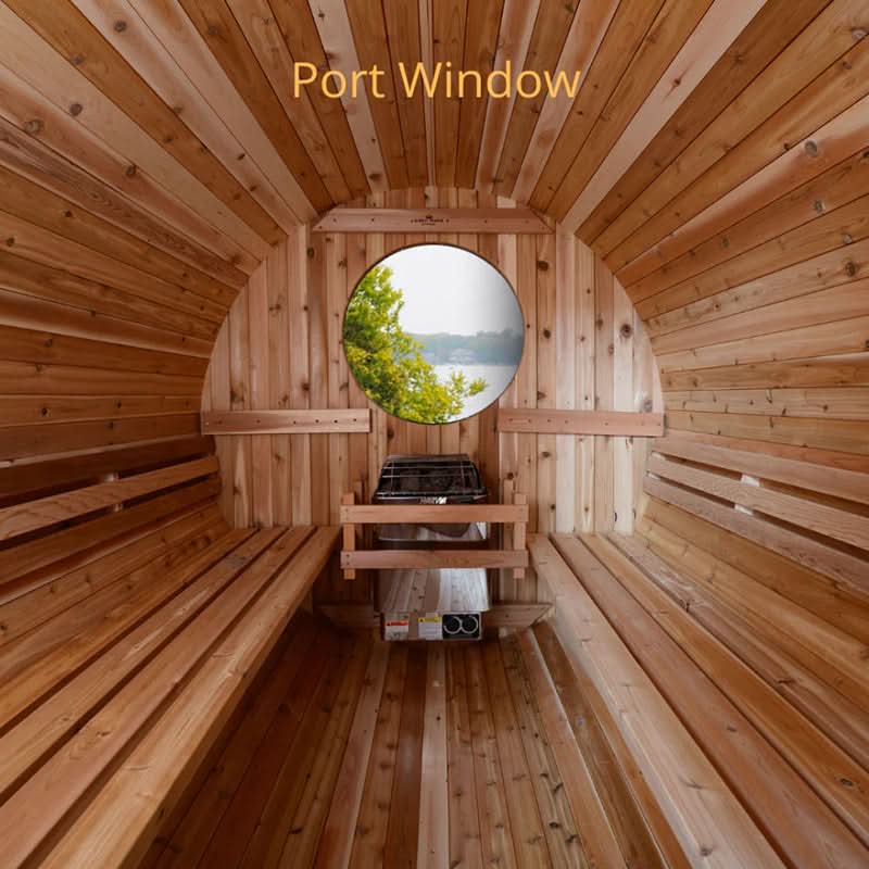Almost Heaven Pinnacle 4 Person Standard Barrel Sauna - Image 15