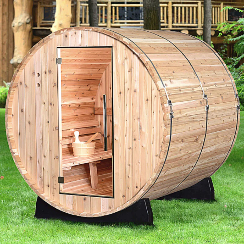 Almost Heaven Pinnacle 4 Person Standard Barrel Sauna - Image 3