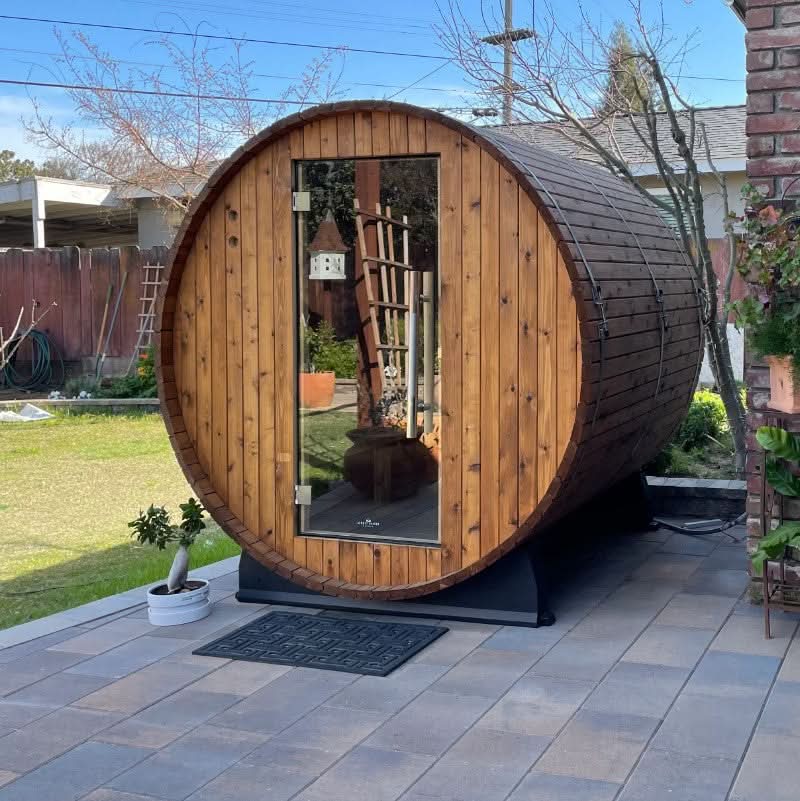 Almost Heaven Pinnacle 4 Person Standard Barrel Sauna - Image 4