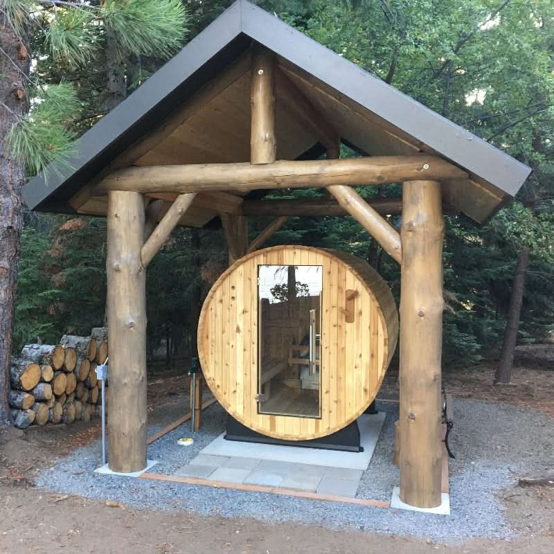 Almost Heaven Pinnacle 4 Person Standard Barrel Sauna - Image 8