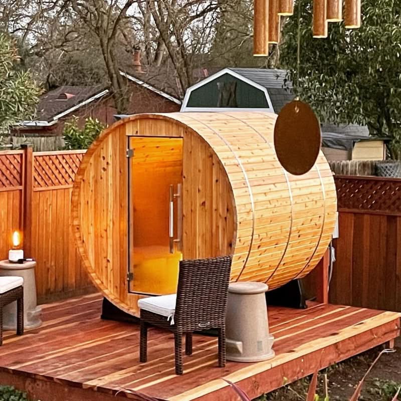 Almost Heaven Pinnacle 4 Person Standard Barrel Sauna - Image 9
