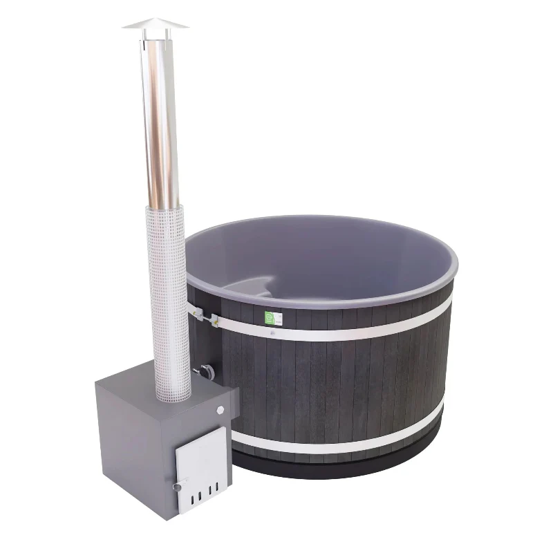 Almost Heaven Serenity 4 Person Wood Fired Hot Tub - Image 5