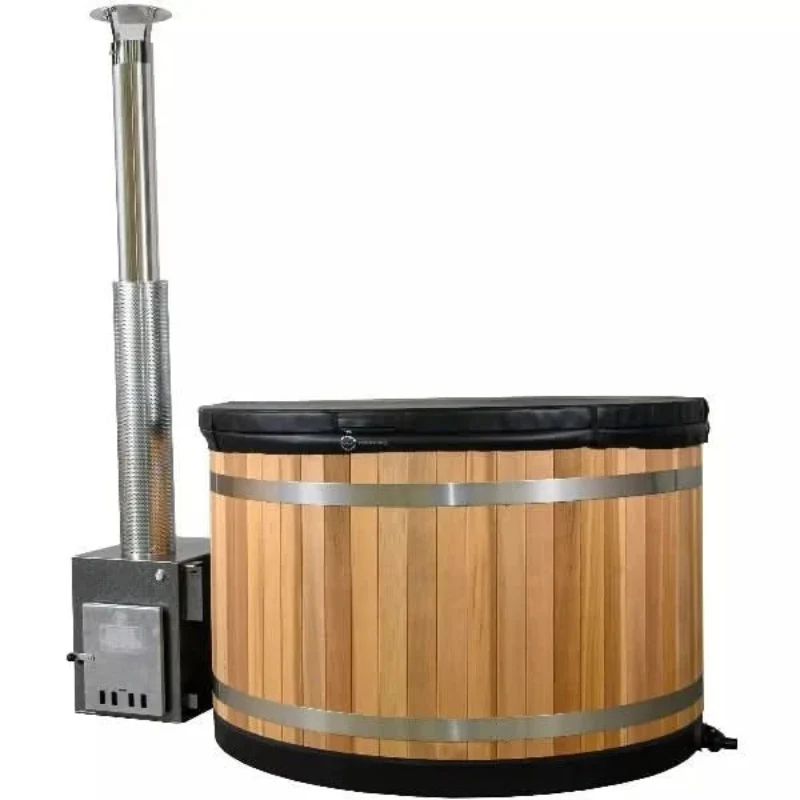 Almost Heaven Kirami 4 Person Wood Fired Hot Tub - Image 3