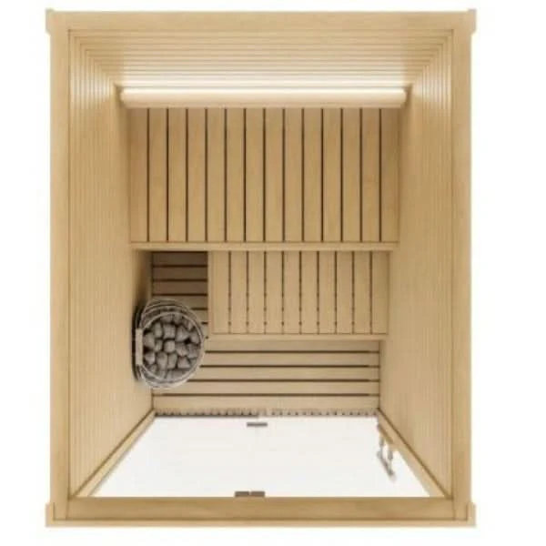 Auroom Cala Glass Cabin Sauna Kit - Aspen - Image 4