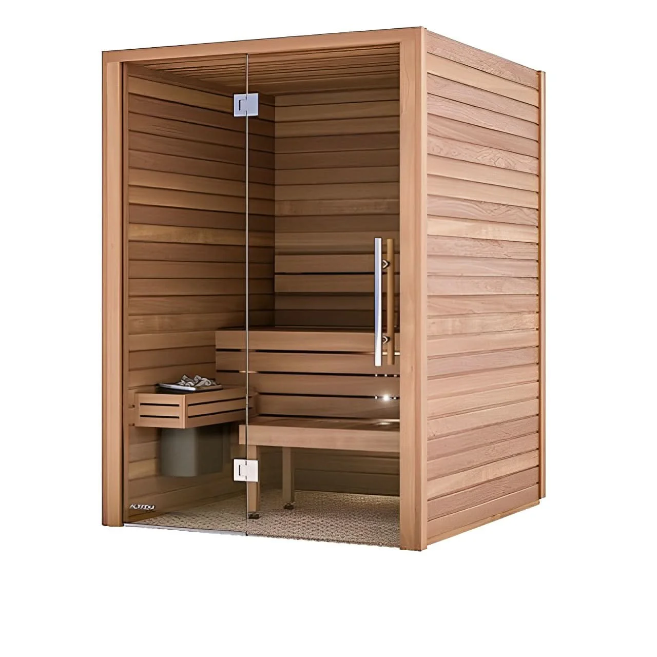 Auroom Cala Glass Cabin Sauna Kit - Thermo-Aspen - Image 10