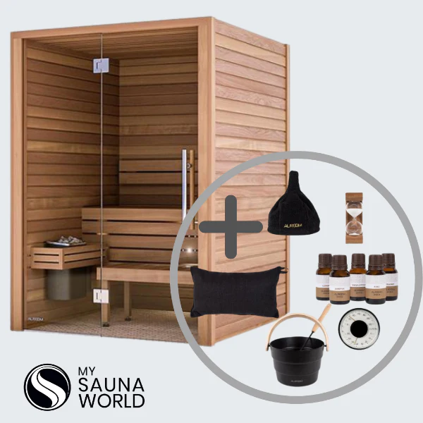 Auroom Cala Glass Cabin Sauna Kit - Thermo-Aspen - Image 4