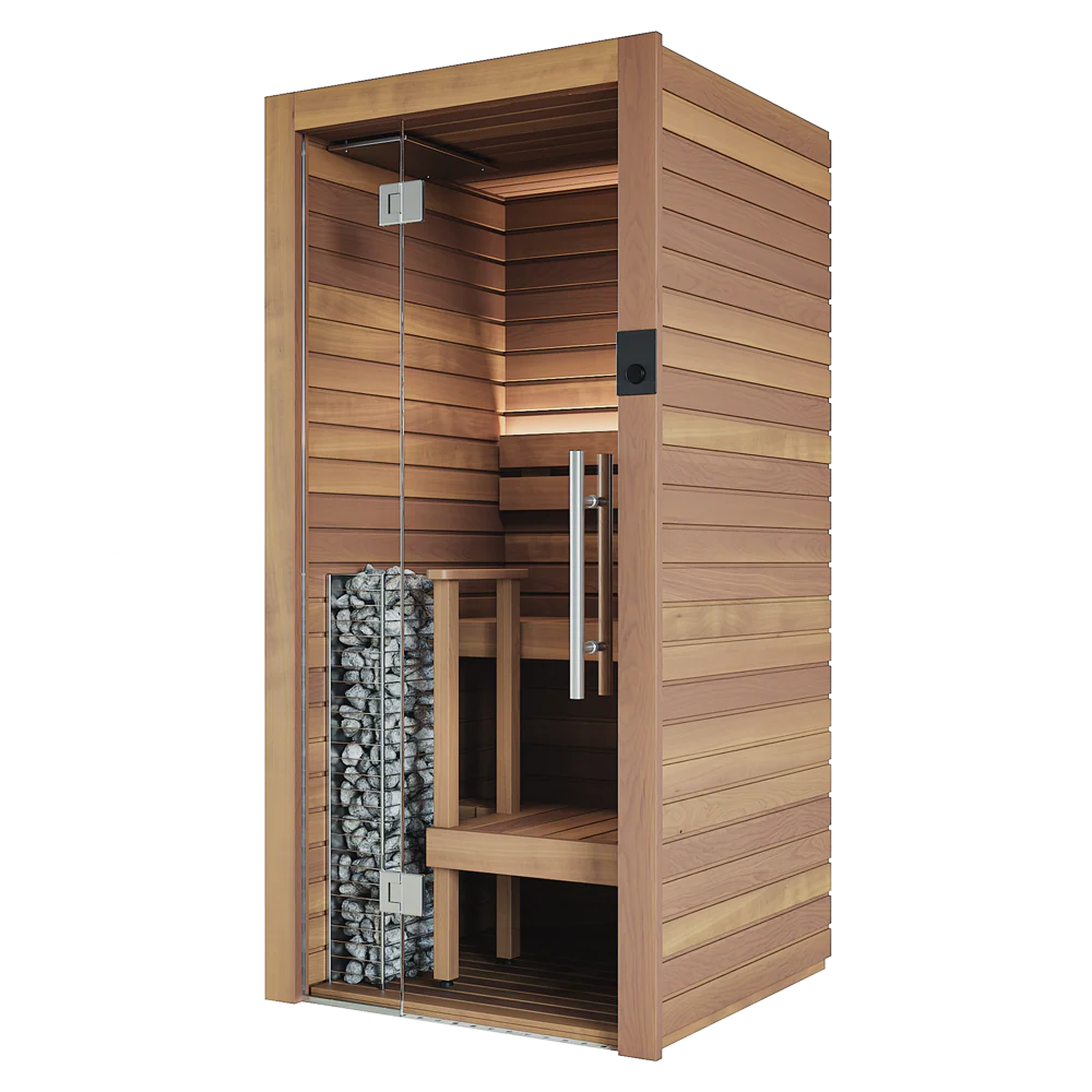 Auroom Cala Glass Mini Sauna Kit -Thermo-Aspen - Image 7