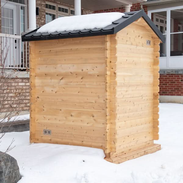 Dundalk Leisure Canadian Timber 2-3 Person Granby Cabin Sauna CTC66W - Image 3