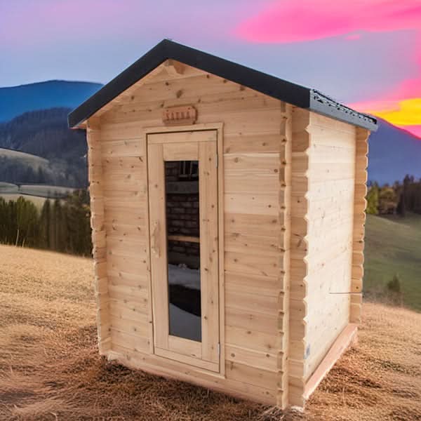 Dundalk Leisure Canadian Timber 2-3 Person Granby Cabin Sauna CTC66W - Image 4