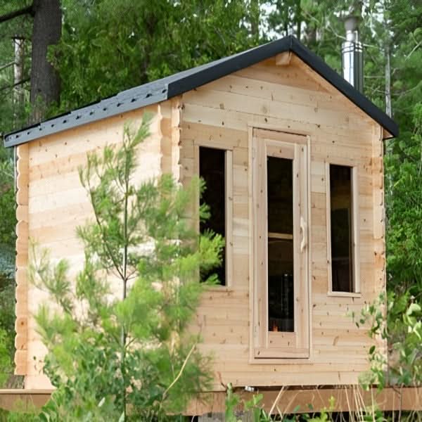 Dundalk Leisure Canadian Timber Georgian Cabin Sauna CTC88W - Image 4