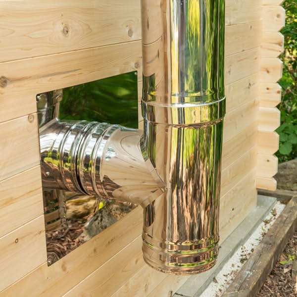 Dundalk LeisureCraft Canadian Timber Georgian 5-6 Person Cabin Sauna with Changeroom - Image 11