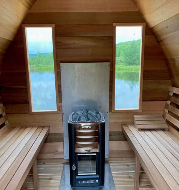Dundalk LeisureCraft Knotty Cedar POD Sauna - Image 7