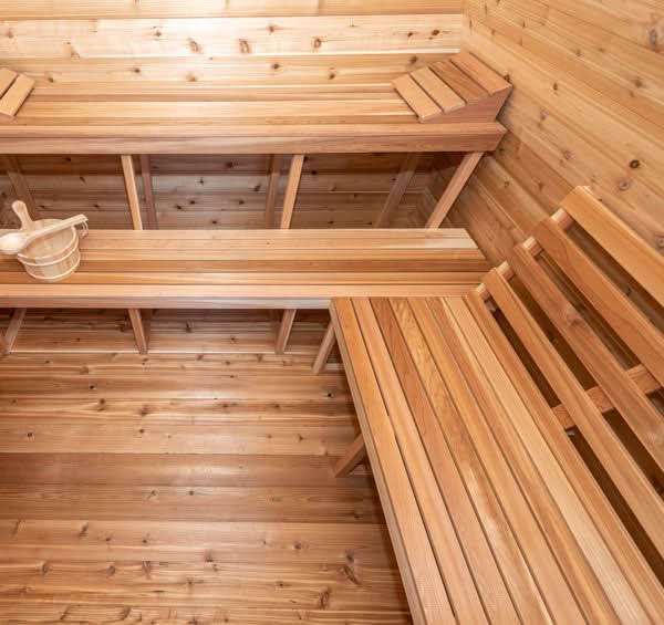 Dundalk LeisureCraft Knotty Cedar POD Sauna - Image 8