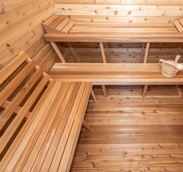 Dundalk LeisureCraft Knotty Cedar POD Sauna - Image 9