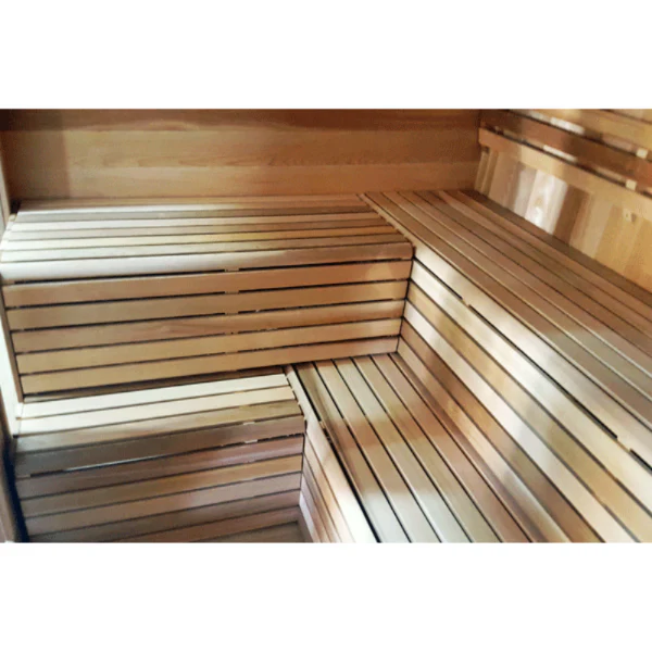 Dundalk LeisureCraft Clear Cedar Outdoor Luna Sauna - Image 11