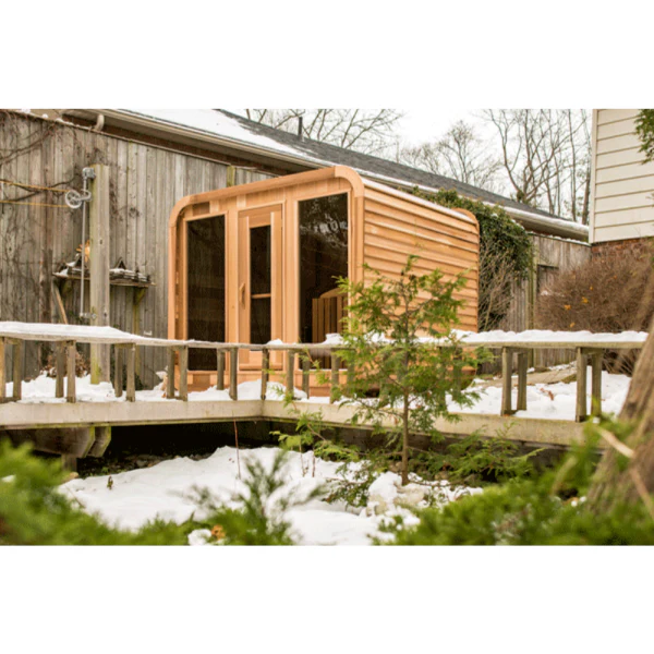 Dundalk LeisureCraft Clear Cedar Outdoor Luna Sauna - Image 3