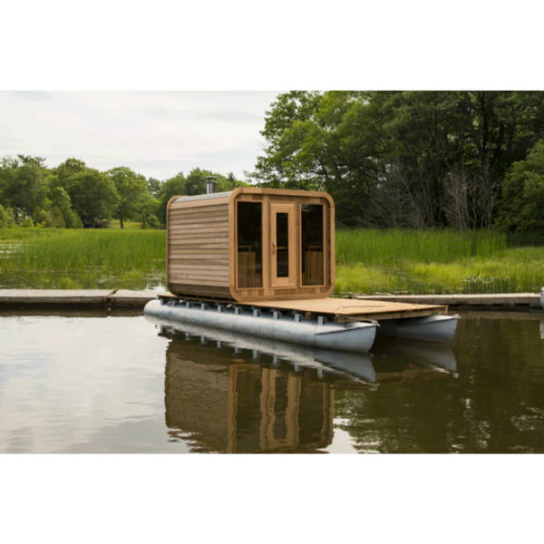 Dundalk LeisureCraft Clear Cedar Outdoor Luna Sauna - Image 8