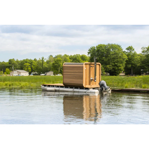 Dundalk LeisureCraft Clear Cedar Outdoor Luna Sauna - Image 9