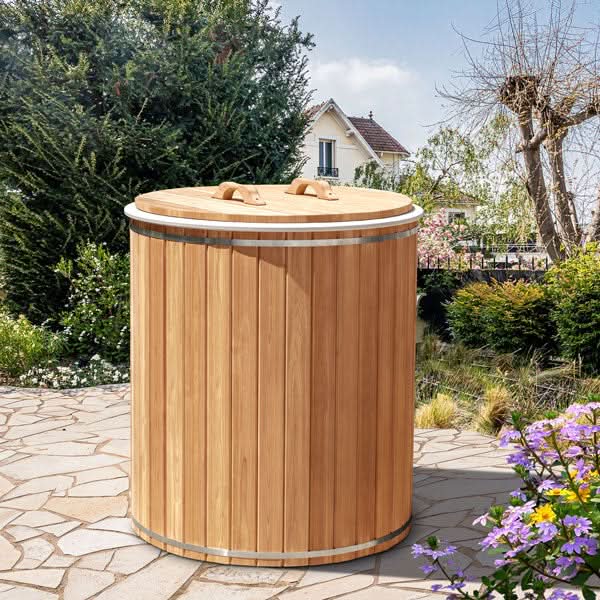 Dundalk LeisureCraft The Arctic Cold Plunge Tub - Clear Red Cedar - Image 4