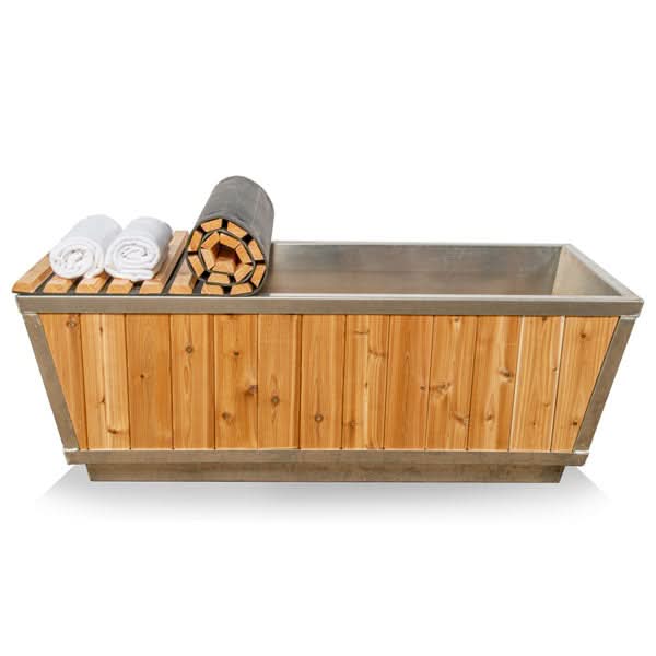 Dundalk LeisureCraft The Glacier Cold Plunge Tub - Knotty Red Cedar - Image 4