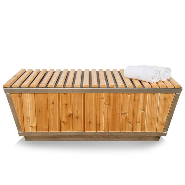 Dundalk LeisureCraft The Glacier Cold Plunge Tub - Knotty Red Cedar - Image 5
