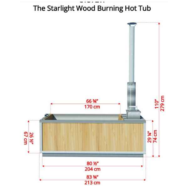 Dundalk LeisureCraft The Starlight Wood Burning Hot Tub - Image 9