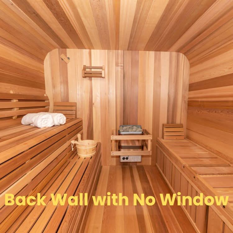 Dundalk Leisure Knotty Cedar Outdoor Luna Sauna - Image 10