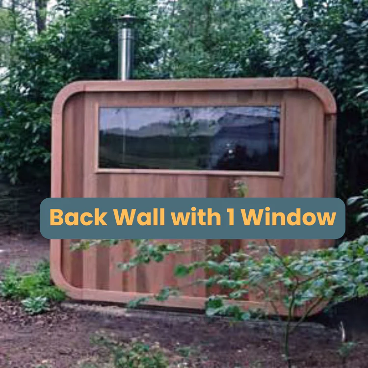 Dundalk Leisure Knotty Cedar Outdoor Luna Sauna - Image 11