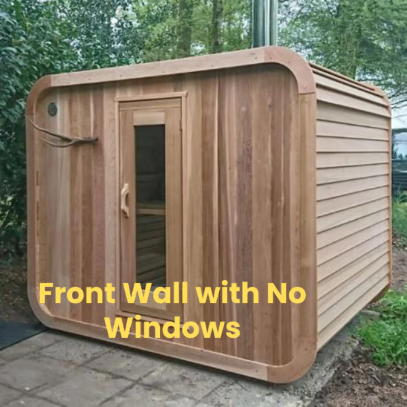 Dundalk Leisure Knotty Cedar Outdoor Luna Sauna - Image 14