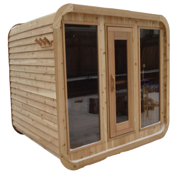 Dundalk Leisure Knotty Cedar Outdoor Luna Sauna - Image 4