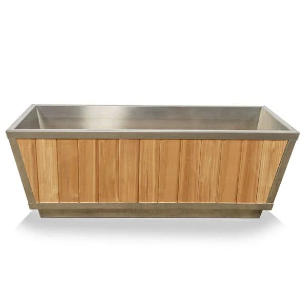 Dundalk LeisureCraft The Glacier Cold Plunge Tub - Clear Red Cedar - Image 4