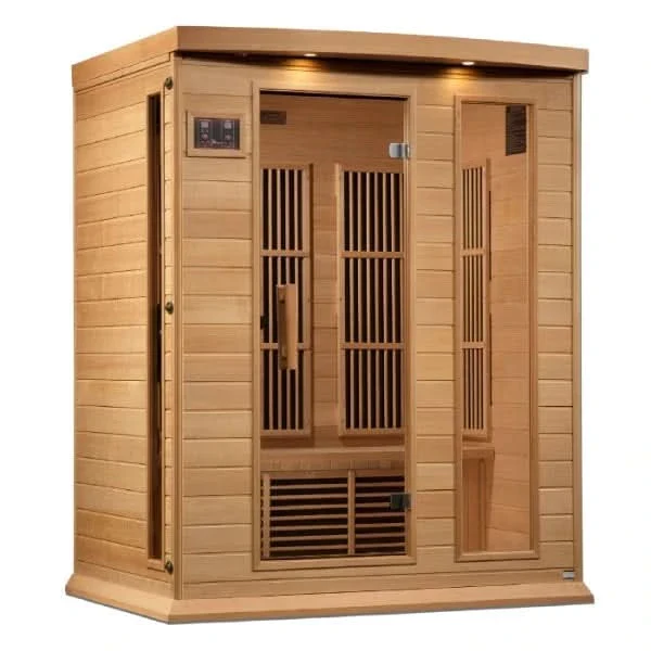 Golden Designs Maxxus 3 Person Near Zero EMF FAR IR Sauna (MX-K306-01-ZF HEM) - Image 3