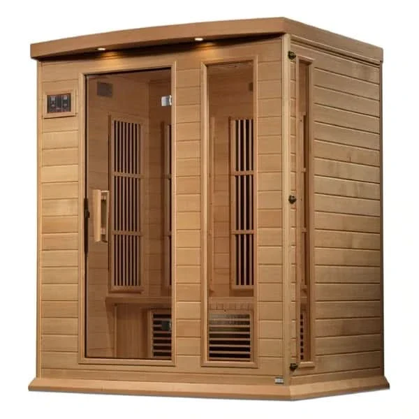 Golden Designs Maxxus 3 Person Near Zero EMF FAR IR Sauna (MX-K306-01-ZF HEM) - Image 6
