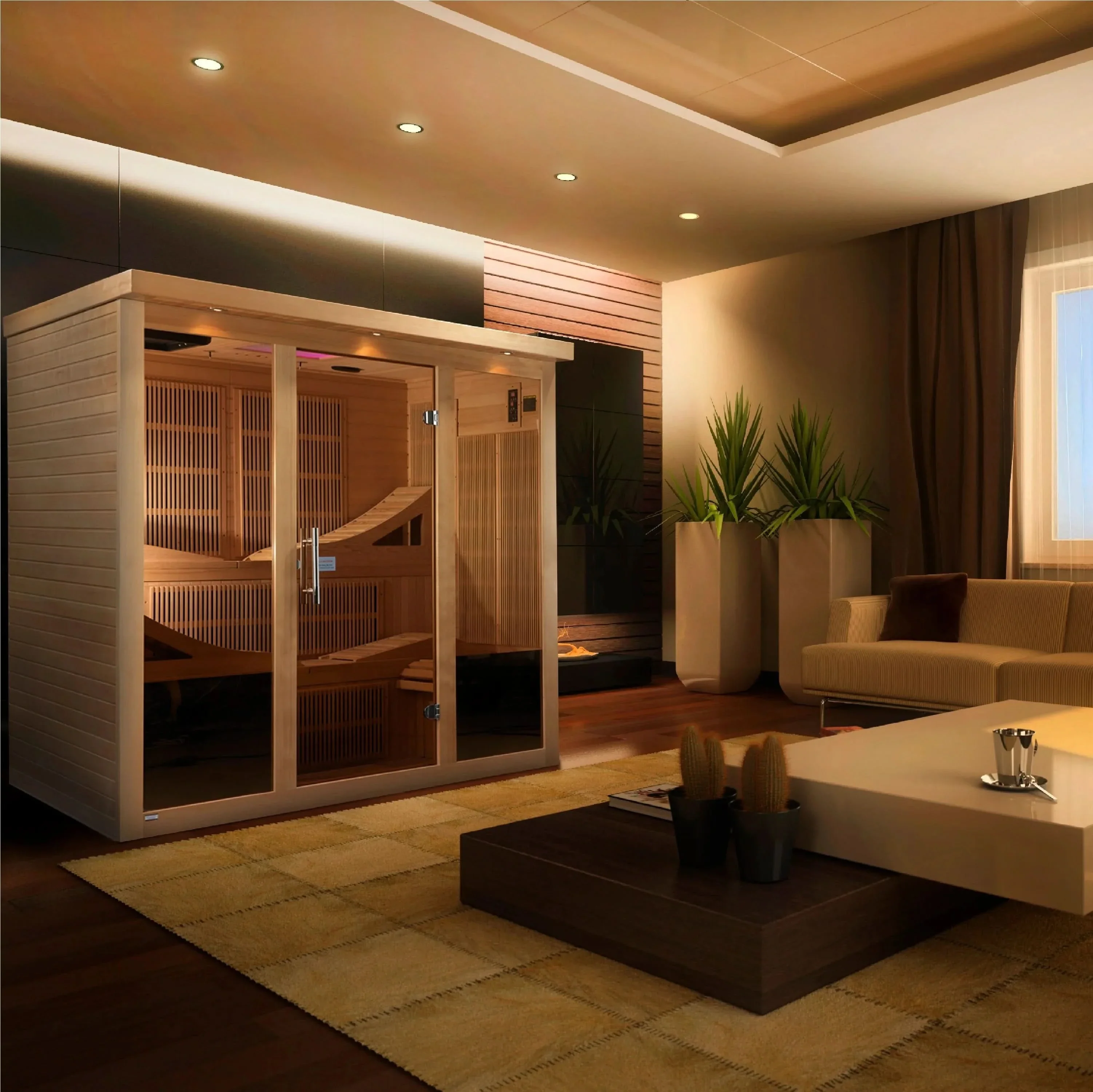 Golden Designs Monaco Near Zero EMF Far IR Sauna (GDI-6996-01 Elite) - Image 4