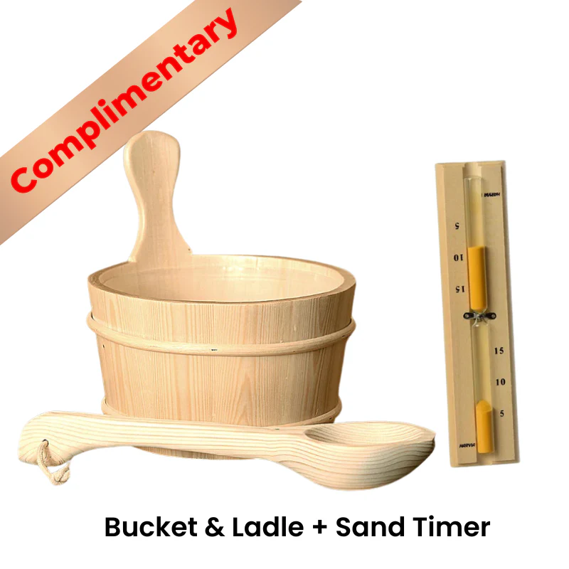 Golden Designs Visby 3 Person Outdoor-Indoor PureTech™ Hybrid Full Spectrum Sauna (GDI-8223-01) - Image 9