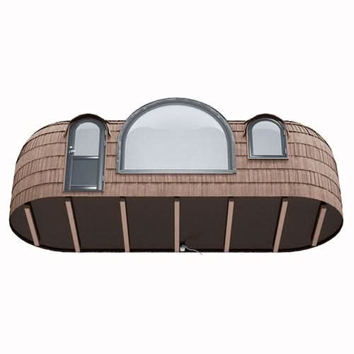 Iglucraft Panoramic Iglusauna 6 Person Wood Fired Outdoor Sauna - Image 12