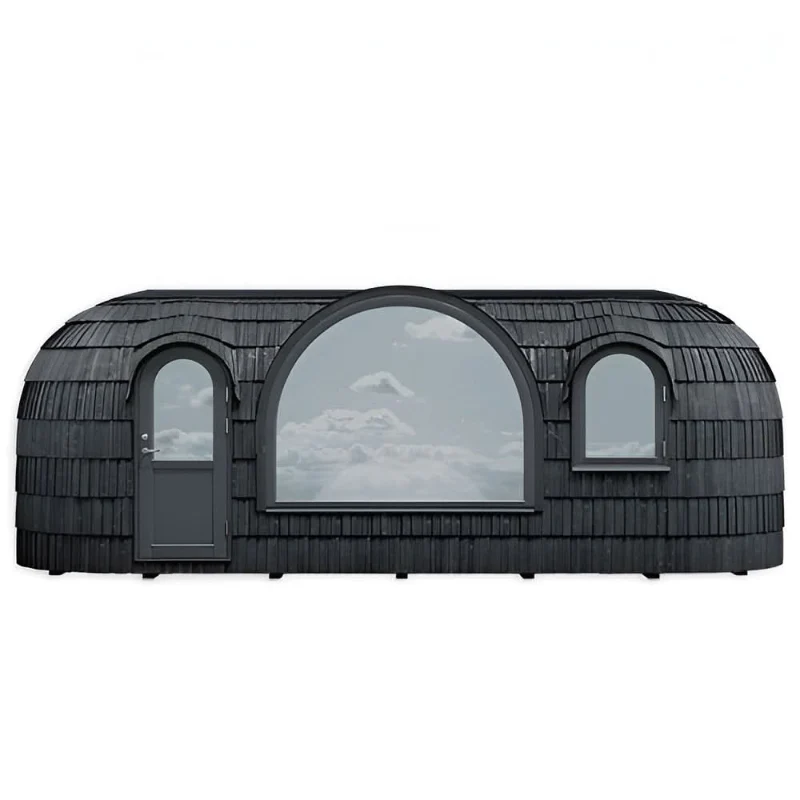 Iglucraft Panoramic Iglusauna 6 Person Wood Fired Outdoor Sauna - Image 13