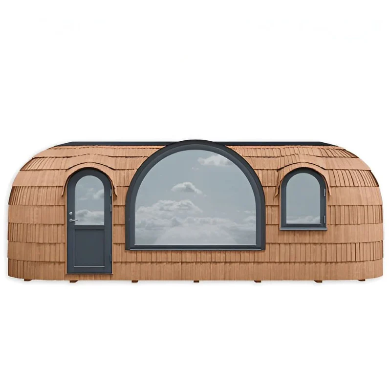 Iglucraft Panoramic Iglusauna 6 Person Wood Fired Outdoor Sauna - Image 7