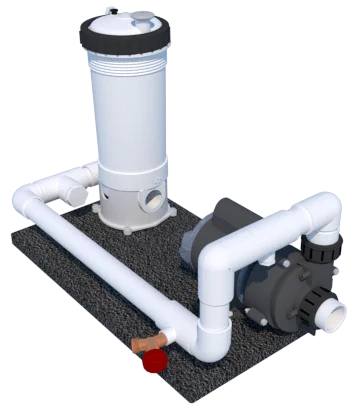 Northern Lights Heat Pump 36” 4 Person Chill or Heat Tub Package - Image 4