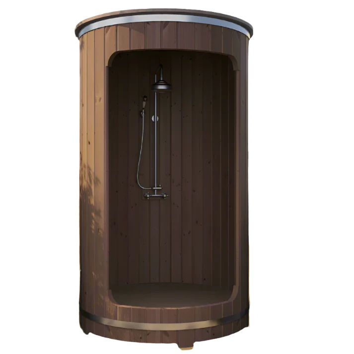 SaunaLife Model R3 Rain Series Outdoor Barrel Shower Kit - Image 5